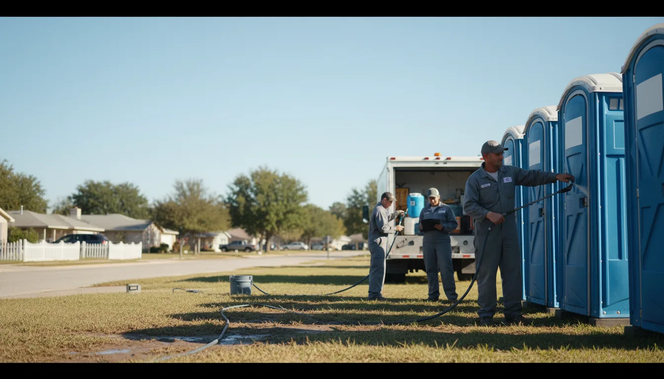 Long-Term Portable Toilet Rental in New Harmony, IN near me